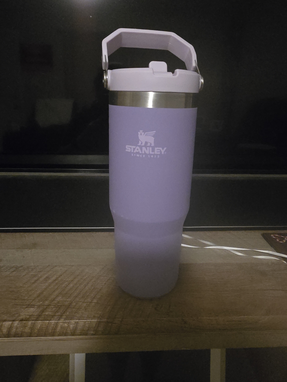 Stanley Lilac Insulated Tumbler with Carry Handle